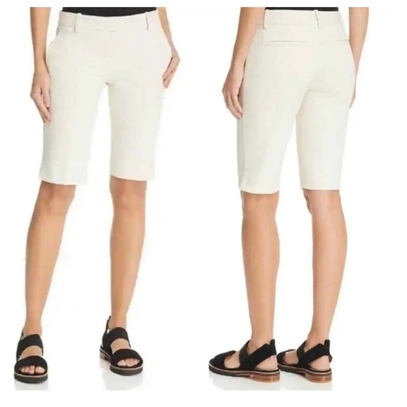 Theory Shorts Womens Size 8 Palmer Light Linen - Picture 1 of 6